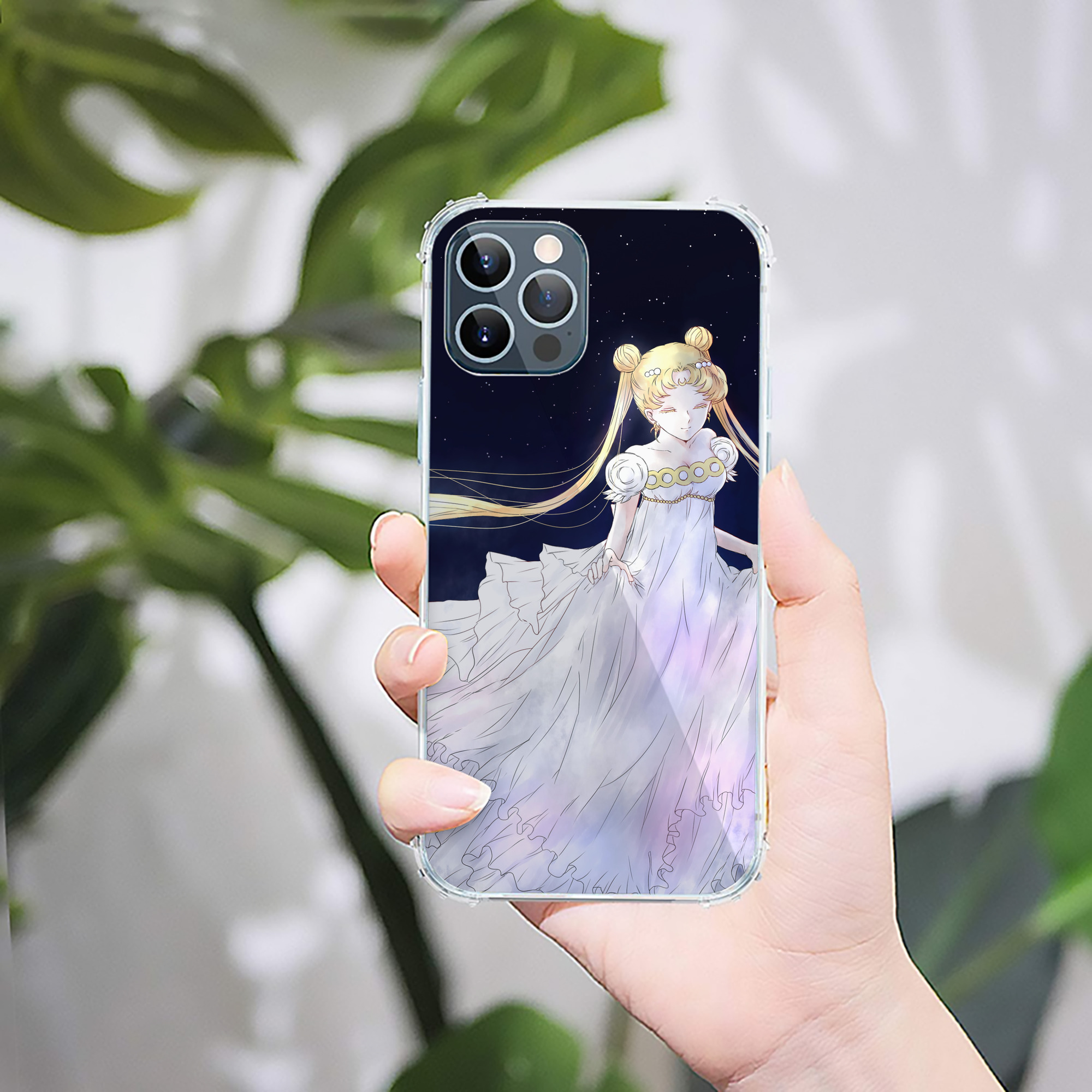 （画像用） 美少女戦士セーラームーン Sailor Moon 【iPhone 12シリーズ対応】透明スマホケース（クリアソフトケース）